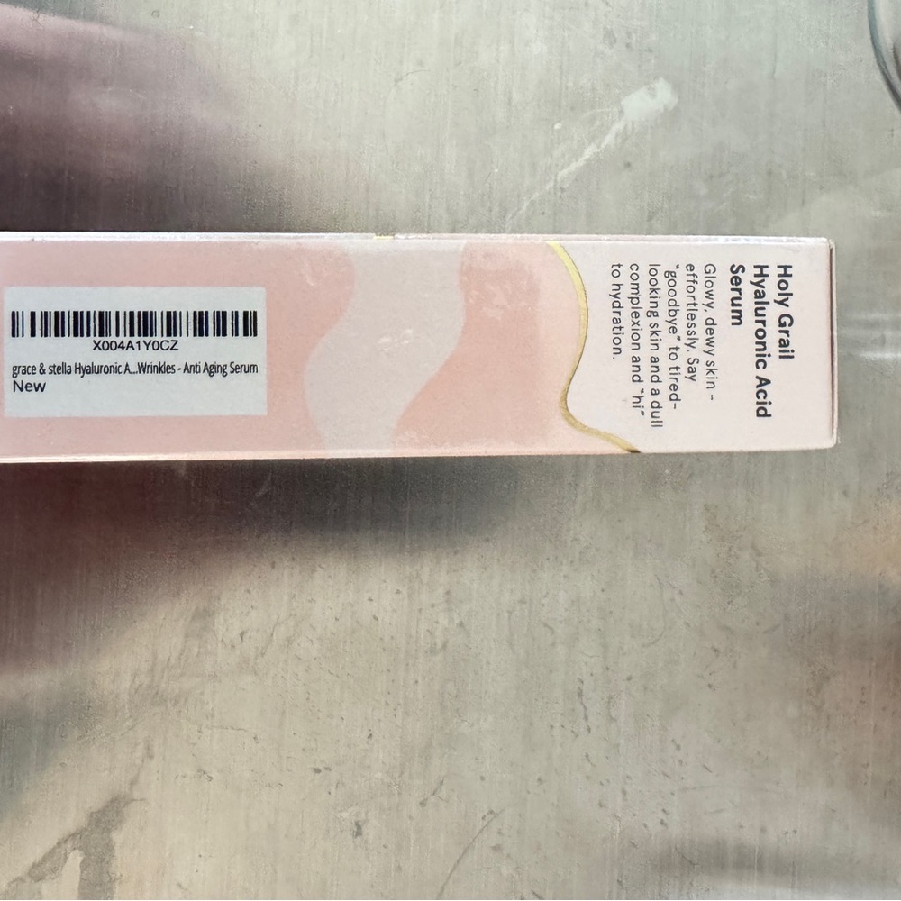 NWT Grace & Stella Pink Holy Grail Hyaluronic Acid Ultra Hydrating Serum Skincar - Picture 2 of 4